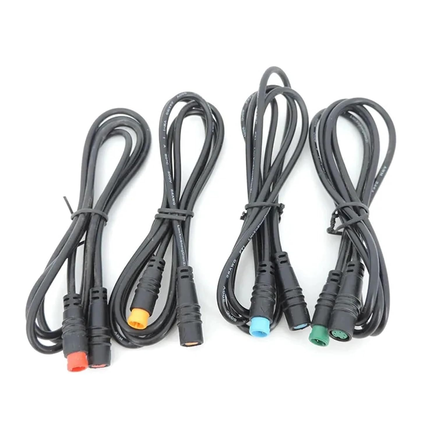 1Pcs M8 20CM 2 3 4 5 6 Pin Electric Bicycle Butt Joint Cable Waterproof for Ebike Display Female Male Optional Connector(Male to Male-1Pcs 20Cm,6P) image number 4