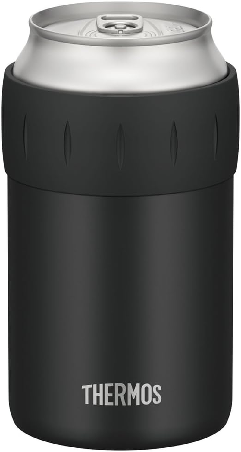 Thermos Insulated Can Holder for 11.8 Fl Oz (350 Ml) Cans, Black, JCB-352 BK