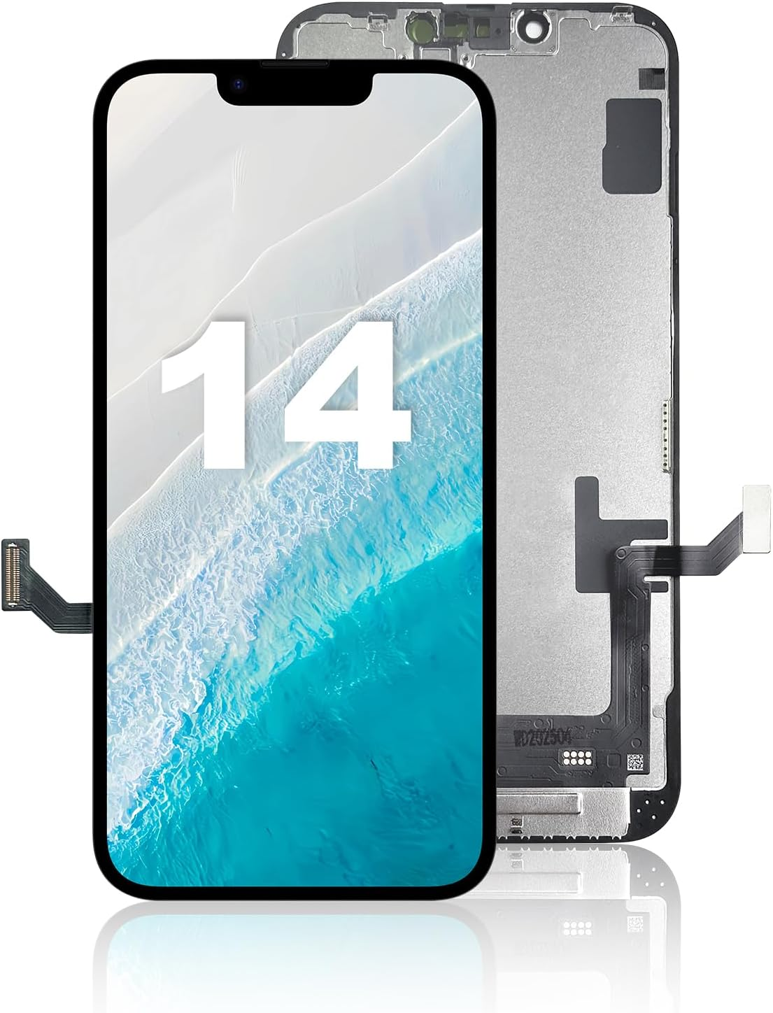 For Iphone 14 Screen Replacement,Wholesale Full HD 6.1 Inch COF LCD Display 3D Touch Digitizer Assembly with Waterproof Adhesive,For (Models A2649，A2881，A2884，A2883，A28820) No Repair Part Tools image number 1