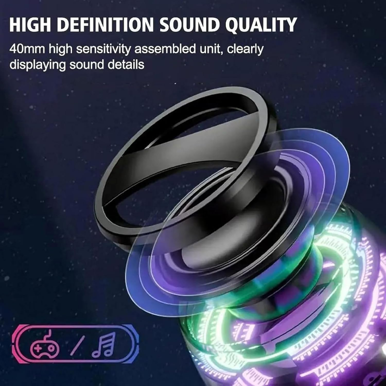 Magbeat Bluetooth Speaker, Mag Beat Bluetooth Speaker, Magbeat Portable Speaker with Magnet, Multifunctional Magnetic Bluetooth Speaker, Wireless Portable Bluetooh Speaker (Orange) - Orange image number 4