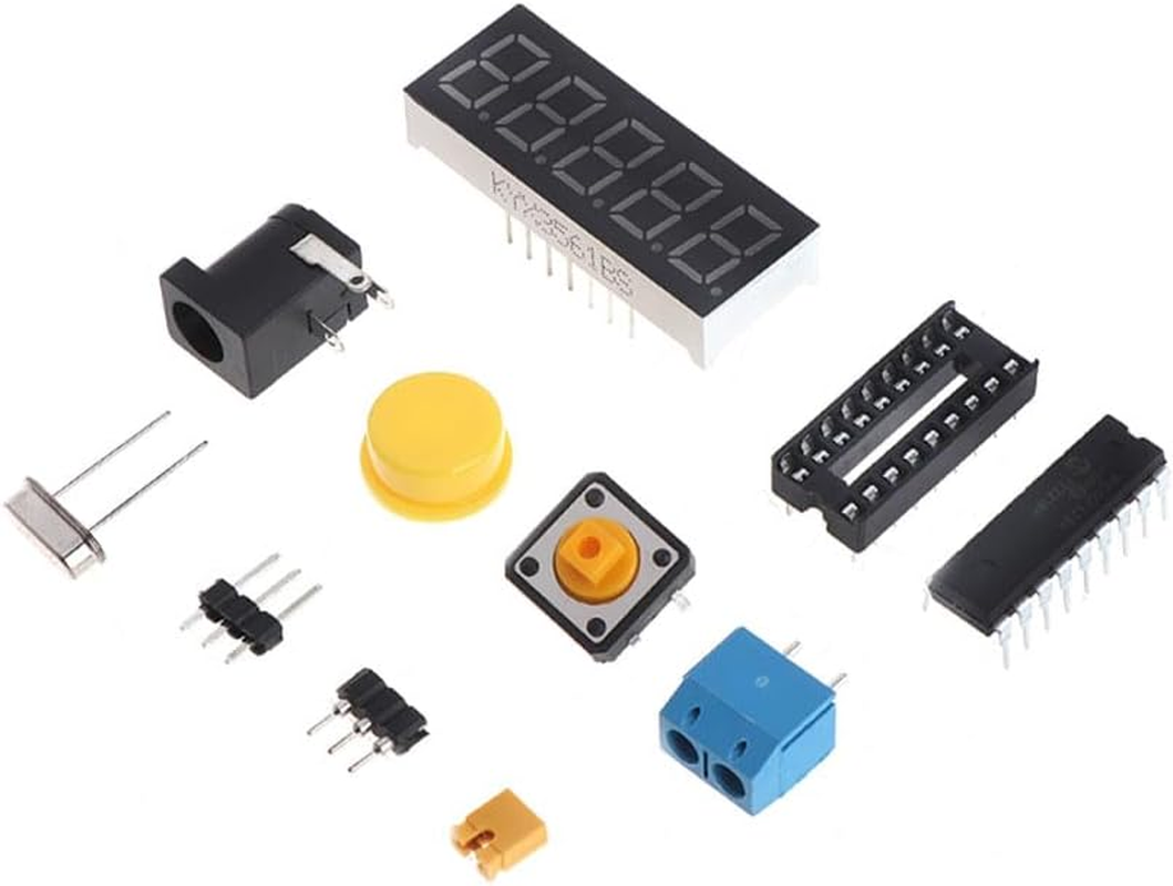 Frequency Meter Kit, 1Hz-50Mhz DIY Crystal Oscillator Tester Frequency Measuring Meter with Shell, Digital Frequency Counter Kit