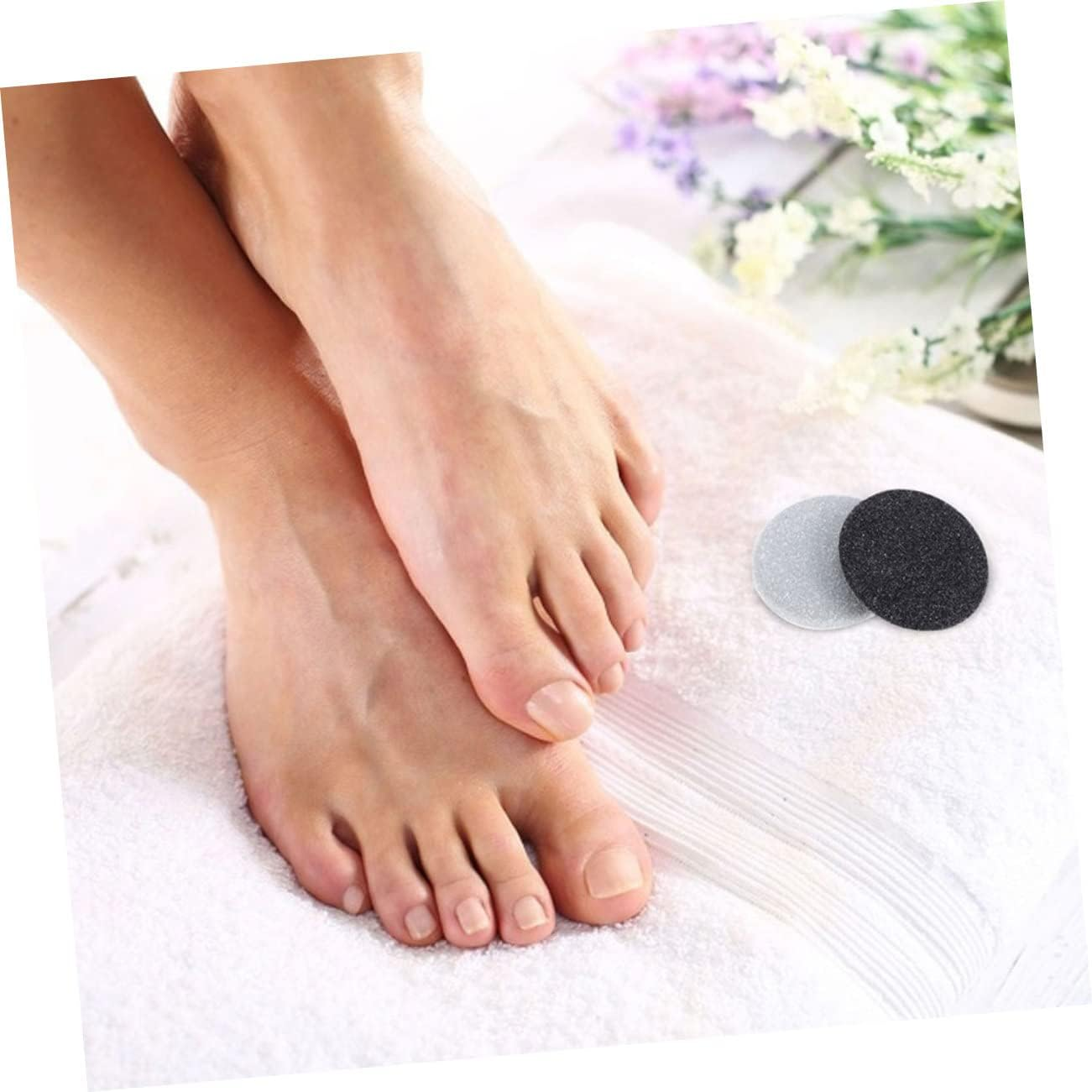 BIUDECO 12Pcs Electric Foot Grinder Replacement Heads Premium Tool for Foot Care Easy to Install Durable and Washable for Dead Skin Removal image number 4