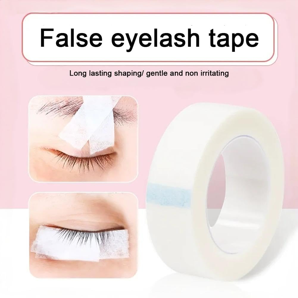 Lash Tape for Clusters, 6 Rolls Breathable Eyelash Extension Tape for DIY Lash Application, Salon-Grade Supplies with Easy Direct Tearing, Skin-Friendly Design image number 1