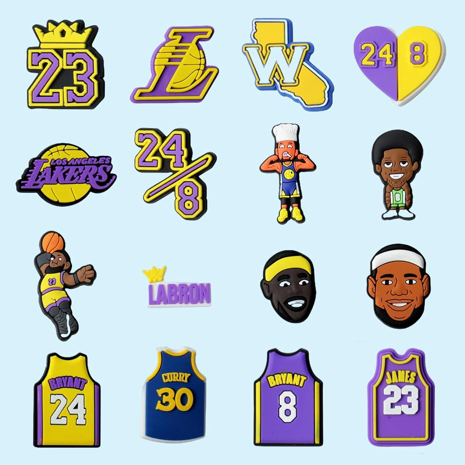 29Pack Cartoon Shoe Charms, for Clog Decoration Anime Charms for Shoes, Cute Basketball Shoe Accessories, Sneaker Jewelry for Kids Teens Girls Boys image number 1