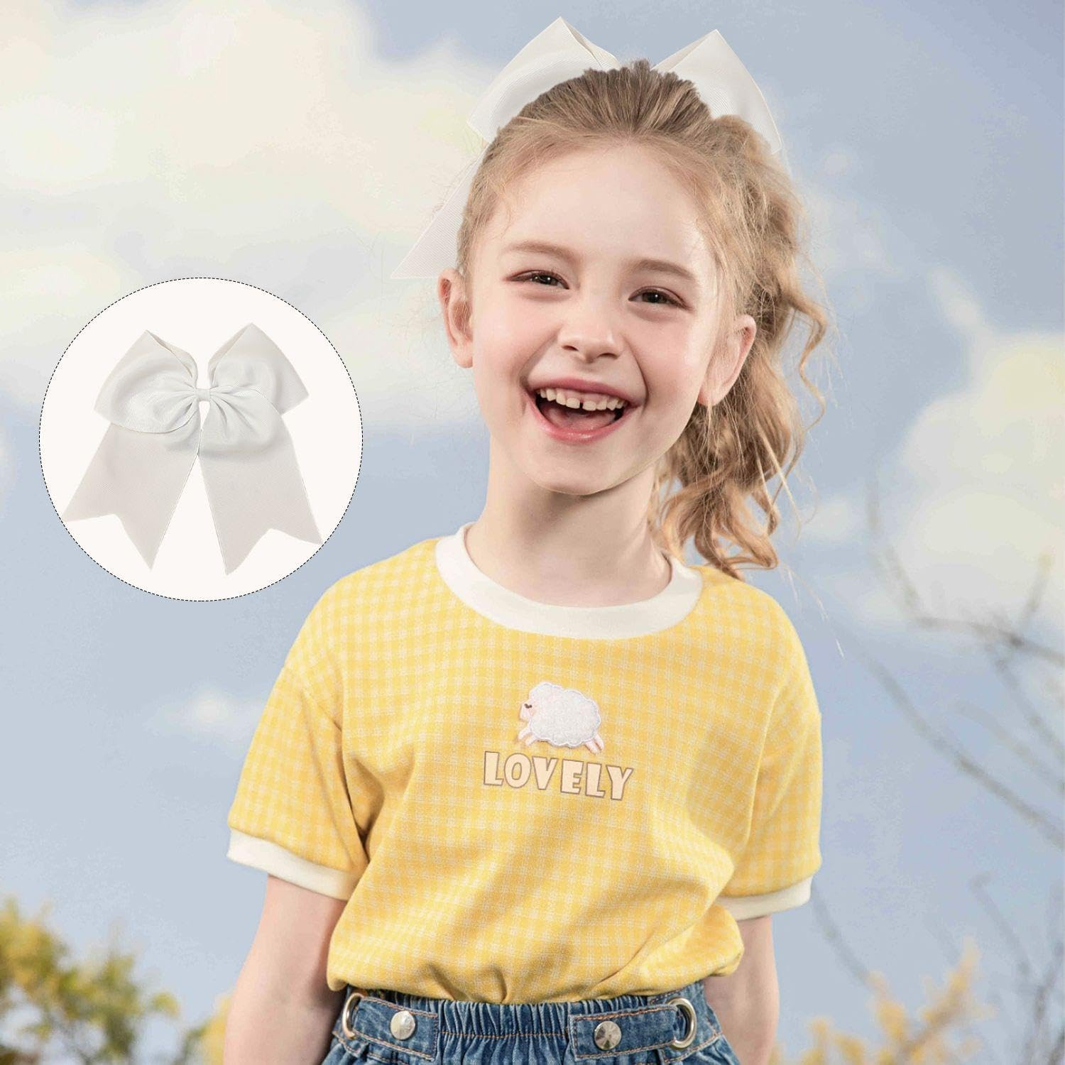 4 Pieces Bowknot Hair Ties, Cute Bow Hair Accessories, Girls Hair Accessories, Ponytail Hair Accessories, Hair Accessories, Clothing Accessories image number 5