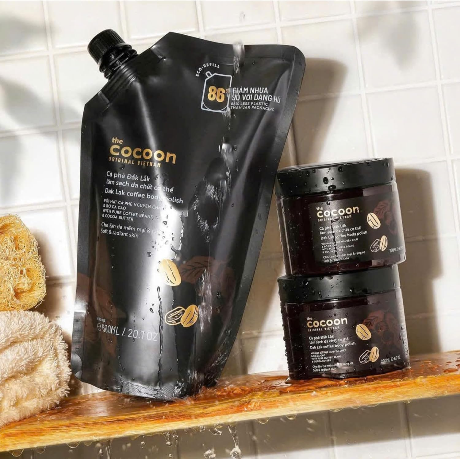 Cocoon Dak Lak Coffee Body Polish (600Ml) image number 5
