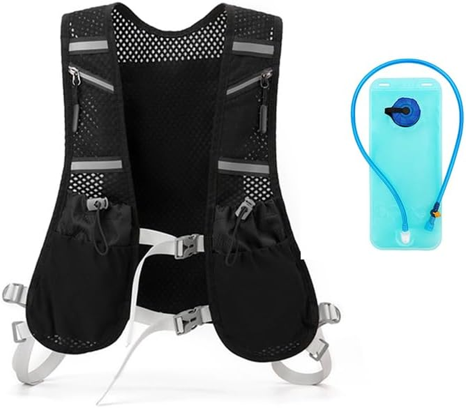 Running Water Vest , Backpack with 2L Bladder Hydration Bag for Men Women image number 3