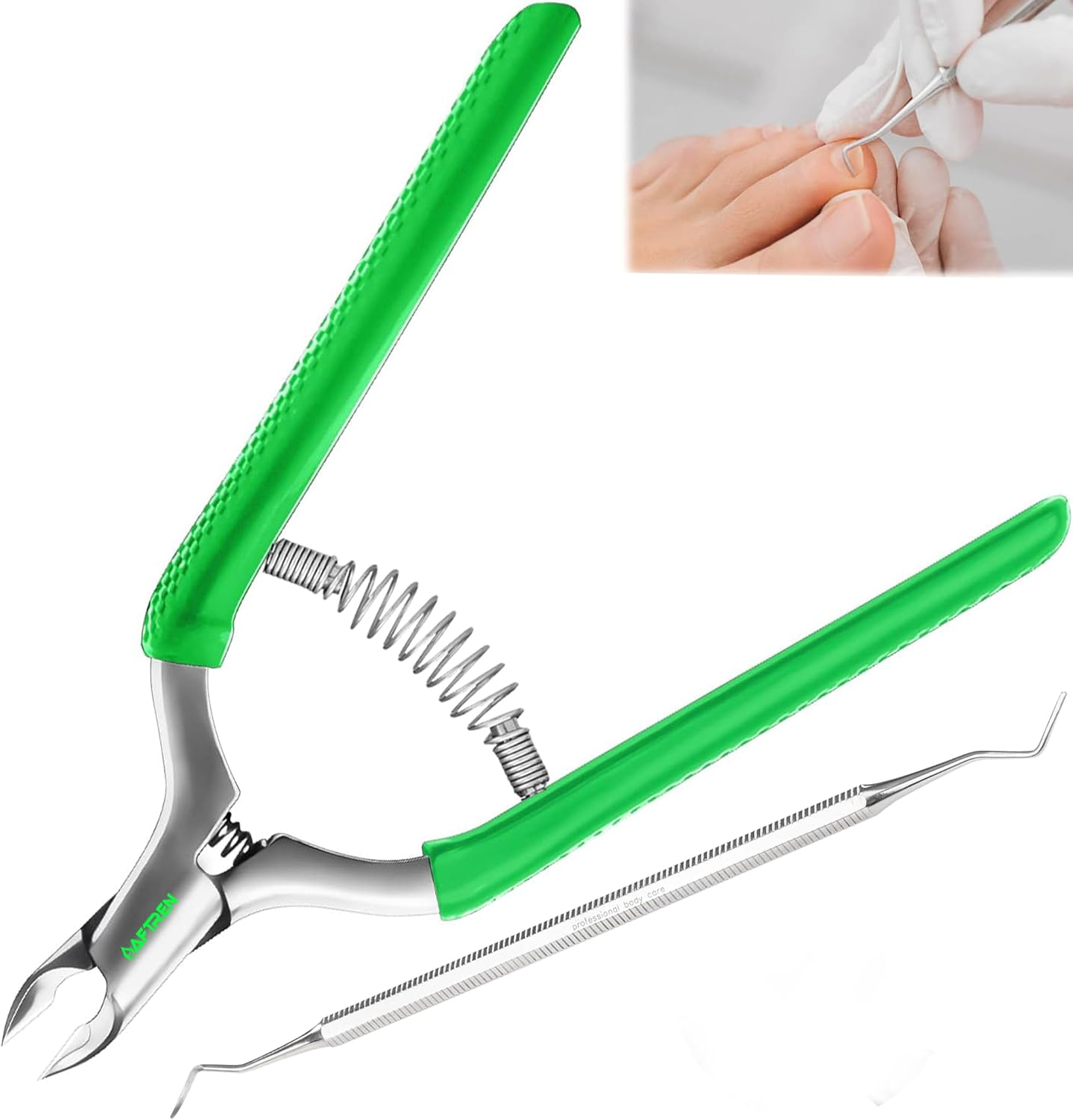 Professional Cuticle Nipper Sharp Stainless Steel Cuticle Scissors Non-Slip Handle Precisely Removing Excess Cuticles and Dead Skin (Rainbow, 4 Inch)