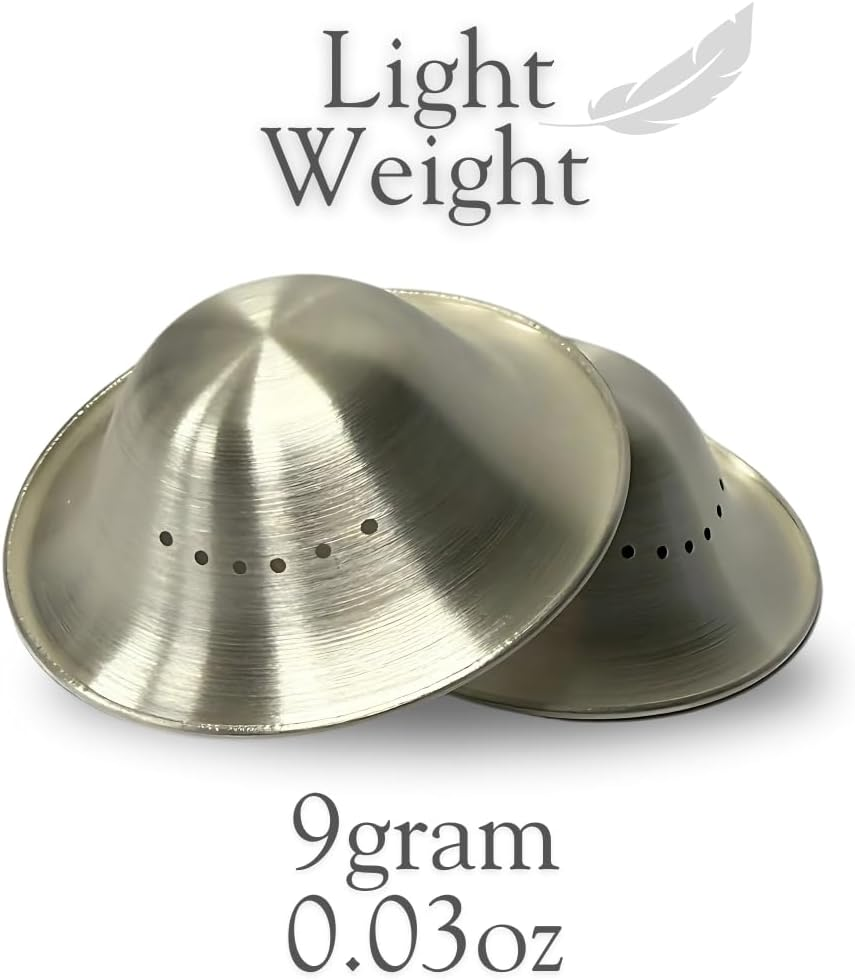 Original Breathable Soothing Silver Nursing Cups&ndash;Silver Nipple Shields for Breastfeeding-Nipple Covers Breastfeeding-Nipple Shields for Nursing Newborns-Breastfeeding Essentials-Healing Cups (Extra Large) image number 5