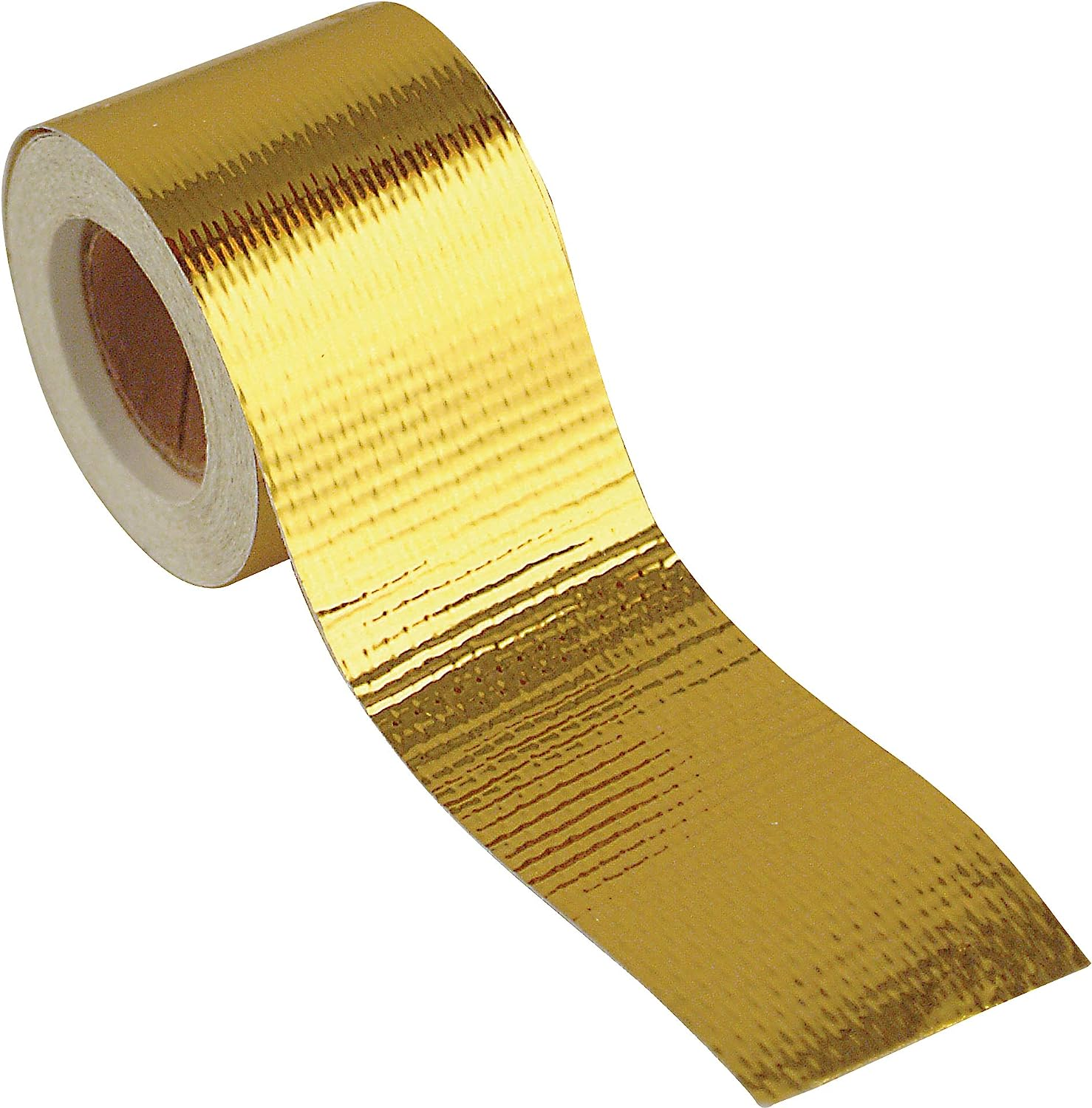 Design Engineering 010397 Reflect-A-Gold High-Temperature Heat Reflective Adhesive Backed Roll, 2" X 30' Roll image number 4