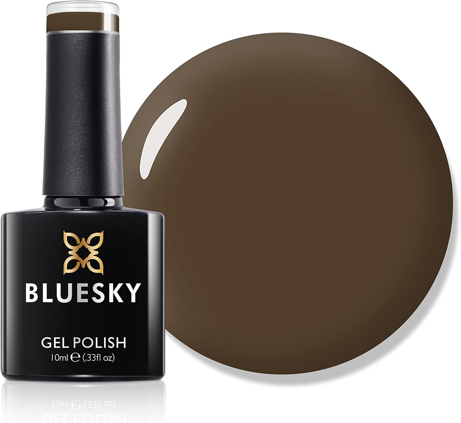 BLUESKY Gel Polish, AW22, in the Brown Rhythm - AW2223, Brown, Mocha, Walnut, Chocolate, Long Lasting, Chip Resistant, 10 Ml (Requires Drying under UV LED Lamp) - Be The Protagonist image number 2