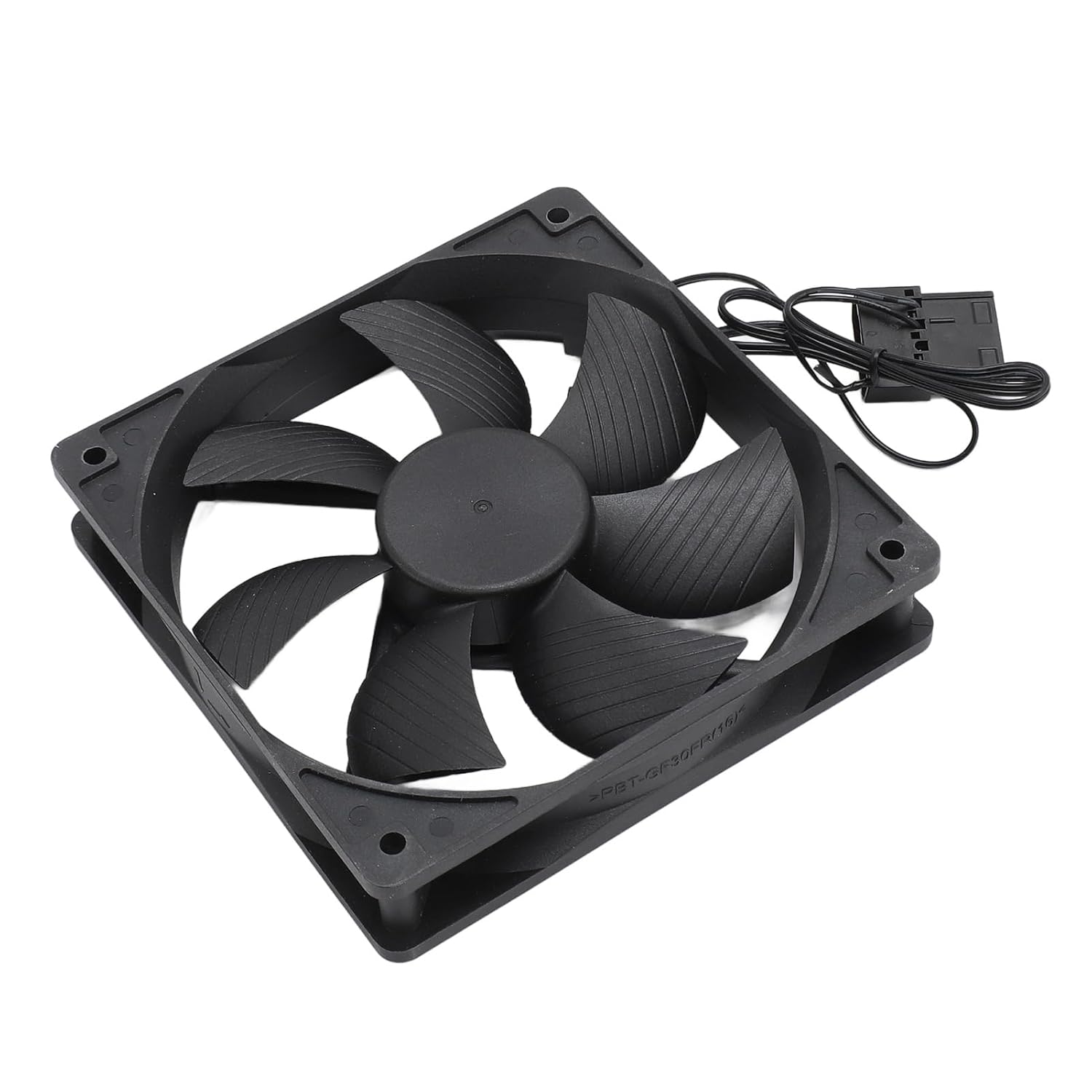 Yduupxe Double Ball Bearings Dual Ball Bearing Computer Case Fan 120X120X25Mm High Accuracy PC Exhaust Cooling Fan 3000RPM 2Pin Case Cooler image number 1