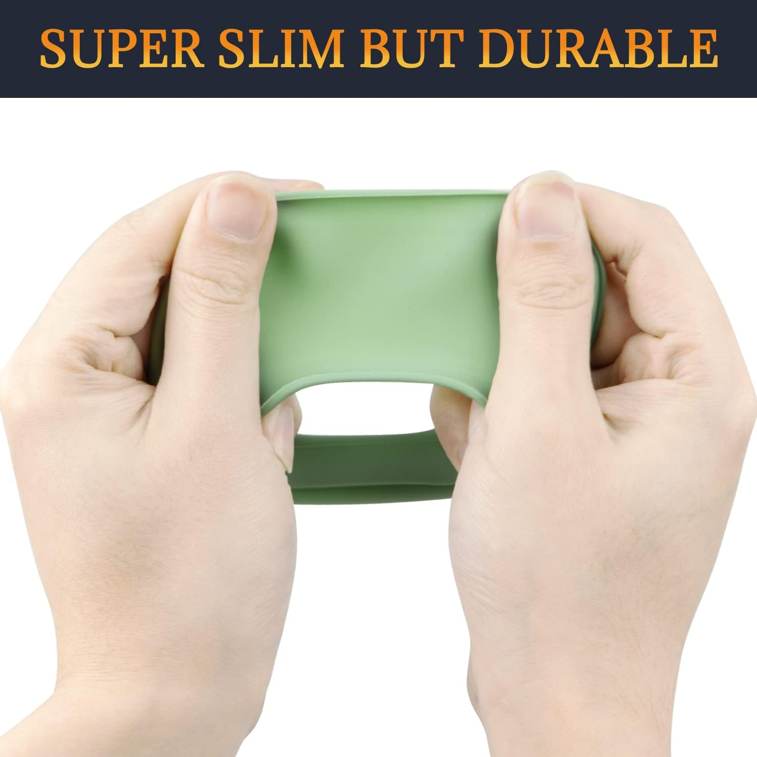 SOULWIT Sweat Proof Silicone Ear Cover for Airpods Max, Comfortable Fit for Gym Exercise, Easy to Clean, No Sound Quality Loss - Green image number 4