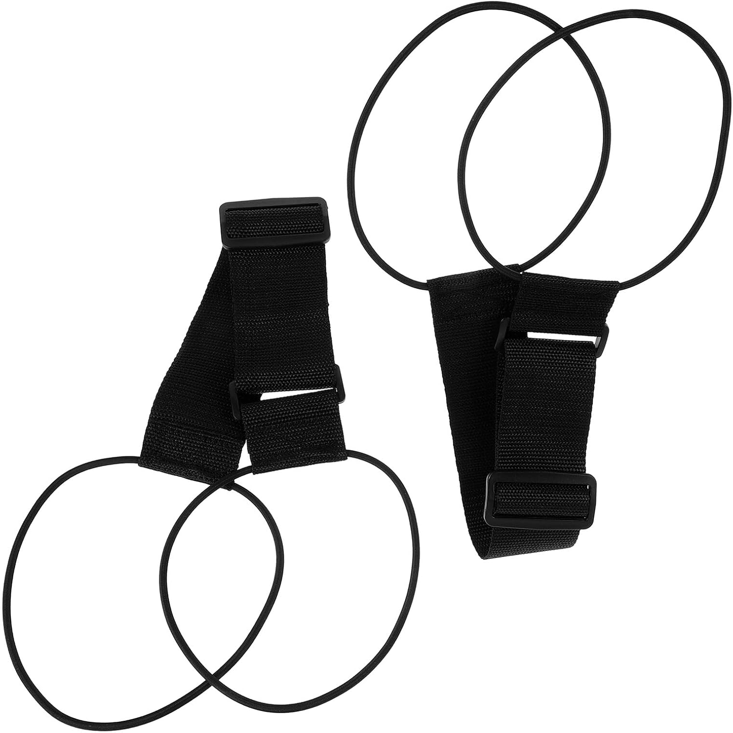 AKOOSY 2Pcs Elastic Luggage Straps Bungees for Suitcases Adjustable Suitcase Belt Travel Bag Tie-Down Straps Secure Packing Accessories for Backpack and Travel Gear image number 1