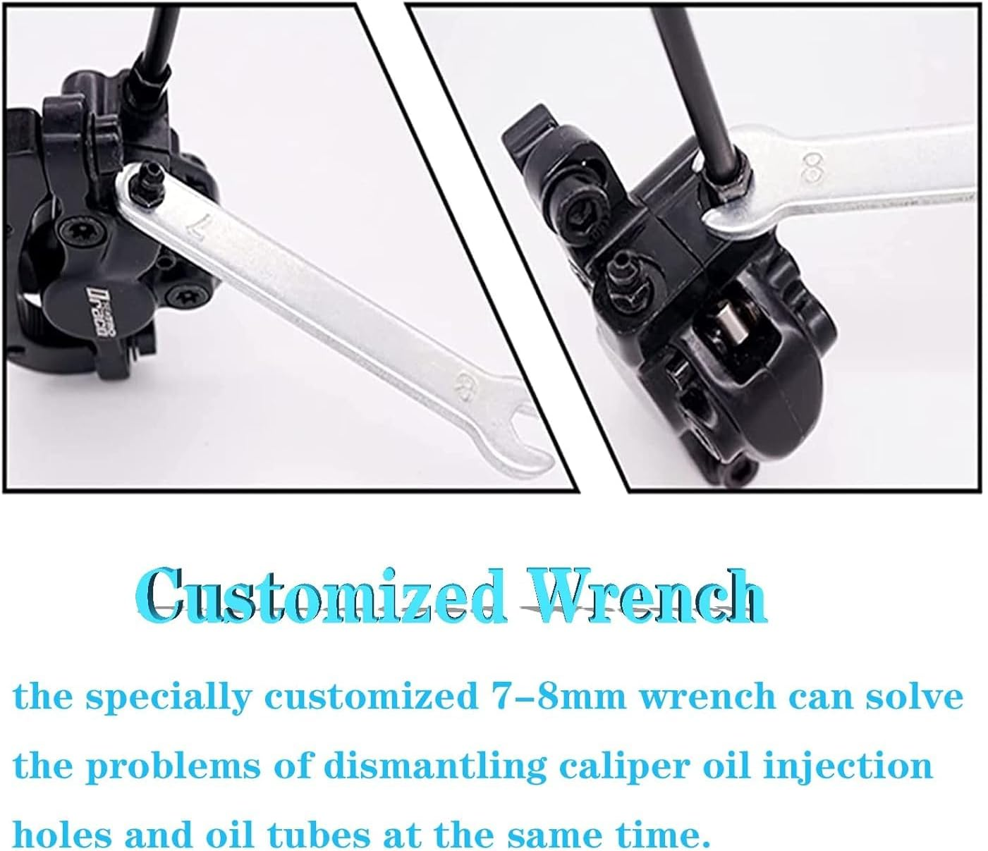 YUENTOEN Hydraulic Bike Bicycle Oil Disc Brake Bleed Kit Tool, Mountain Bike Brake Change Hydraulic Kit for Shimano, Magura, Tektro, Sram Series