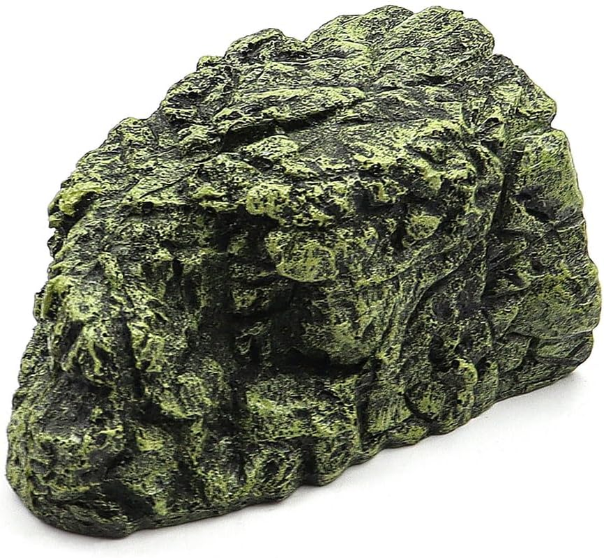 NUZAMAS Reptile Hideout Cave Fish Hiding Cave Aquarium Decoration Terrarium Stone Hideaway Natural Habitat Ornament for Turtle Gecko Spiders Frogs Lizards image number 6