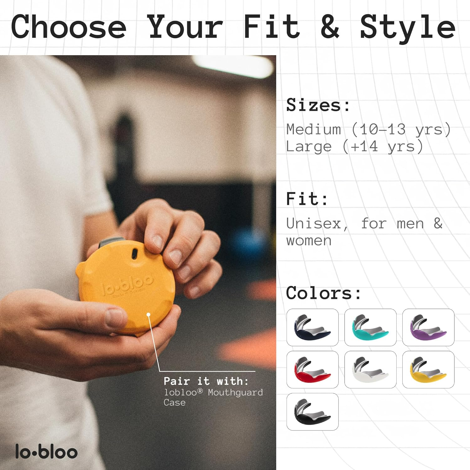 Lobloo&reg; PRO-FIT Sports Mouthguard &ndash; Ultra Slim 1Mm | Dentist-Level Protection | Precision Vacuum-Fit | Oxygen Performance | MMA, Boxing, Football, Basketball.(Medium 10-13Yrs, Black) image number 4