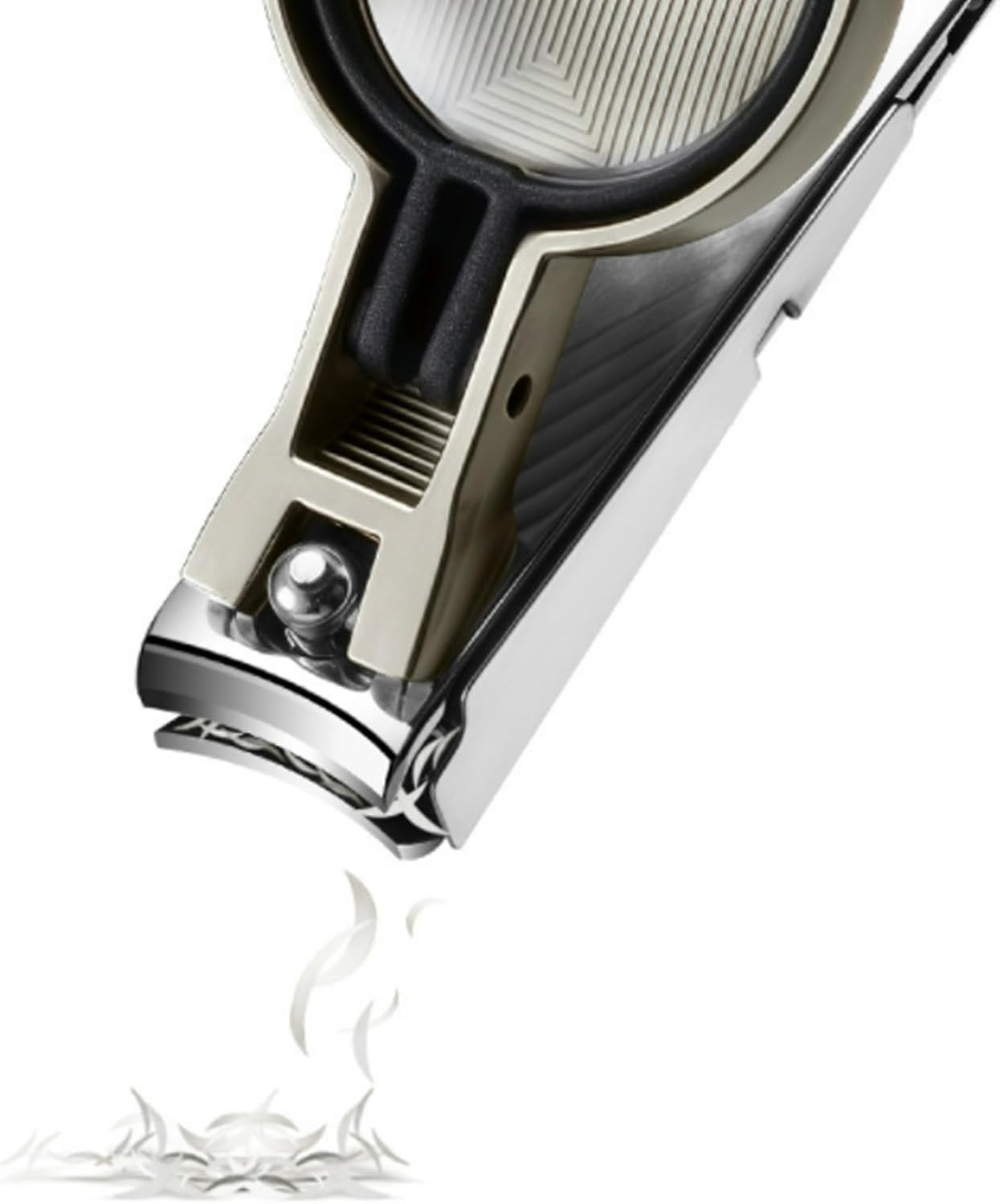 Yulokdwi Nail Cutter - Professional Ingrown Nail Clippers for Seniors,Violin-Shape Trimmer Bottle Opener for Daily Hand Foot Salon Women Senior Home Outdoor Salon Camping - Champagne image number 3