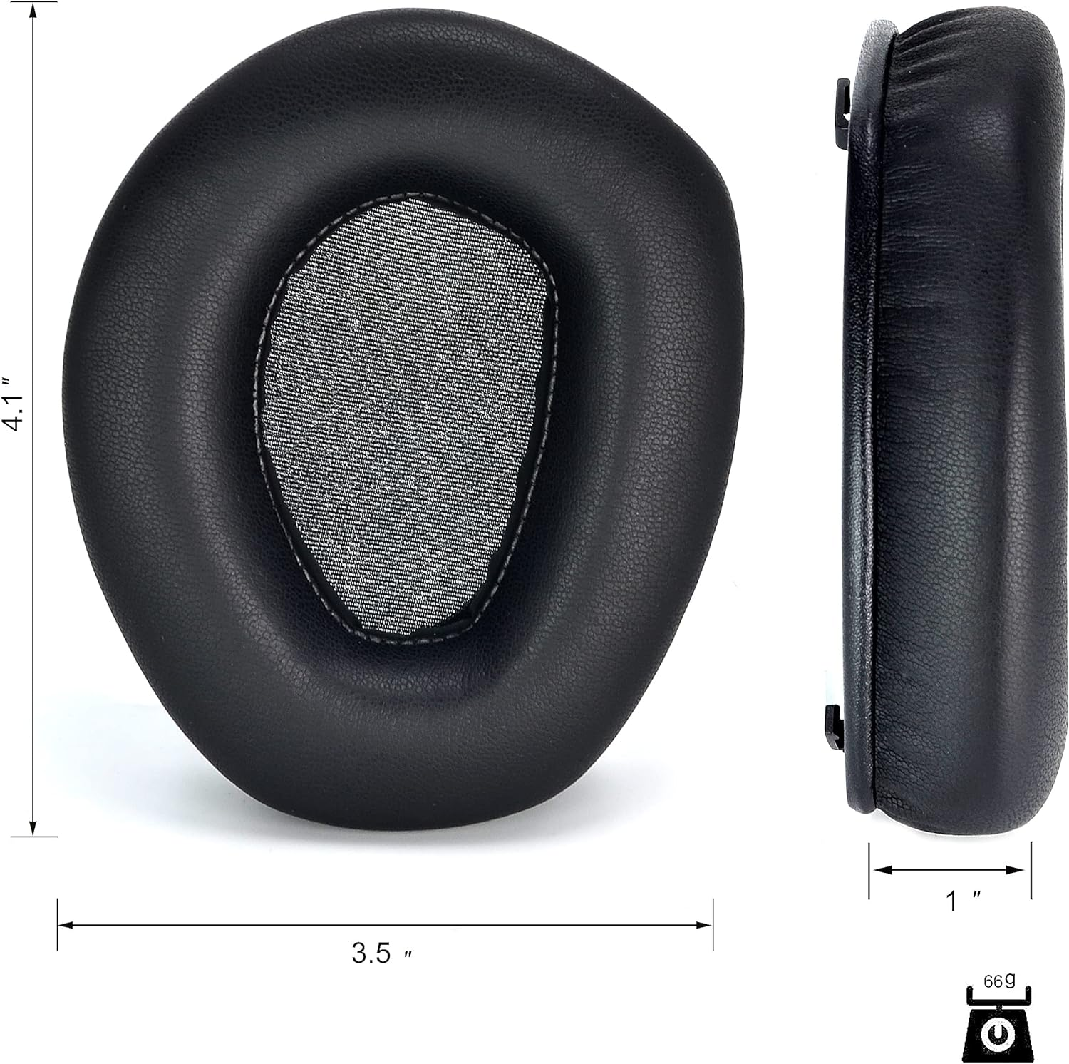 Defean Replacement HDR165 HDR175 Upgrade Quality Potein Leather and Memory Foam Ear Pads Cushion Foam Compatible with Sennheiser HDR RS165,RS175, RS185,RS195 RF Wireless Headphone image number 3