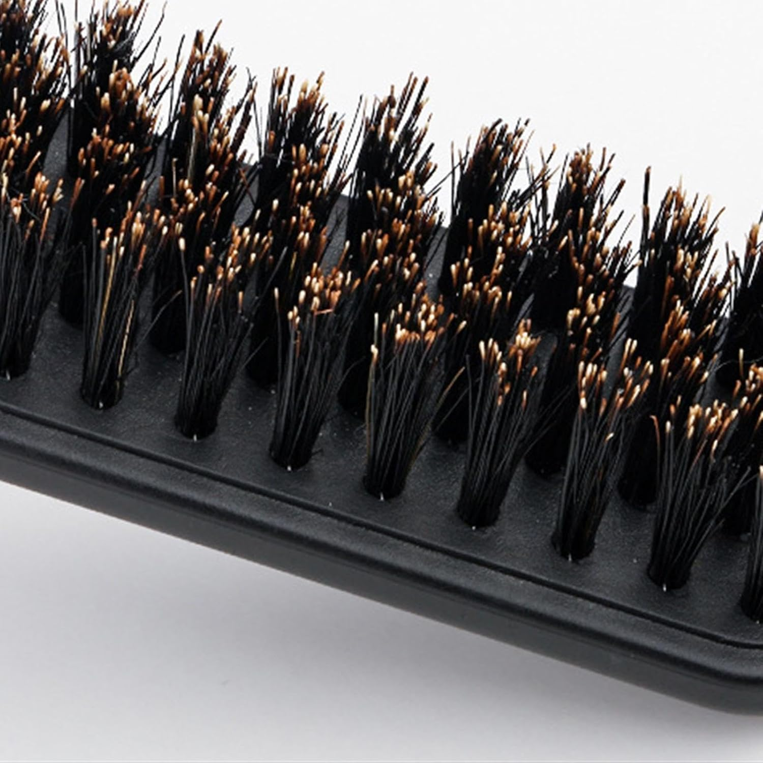 Folding Hair Brush Boar Bristles, Folding Soft Beard Brush Hair Styling Tool, Collapsable Pocket Hair Brush, Folding Mustache Brush for Travel Home Daily Buniq image number 4