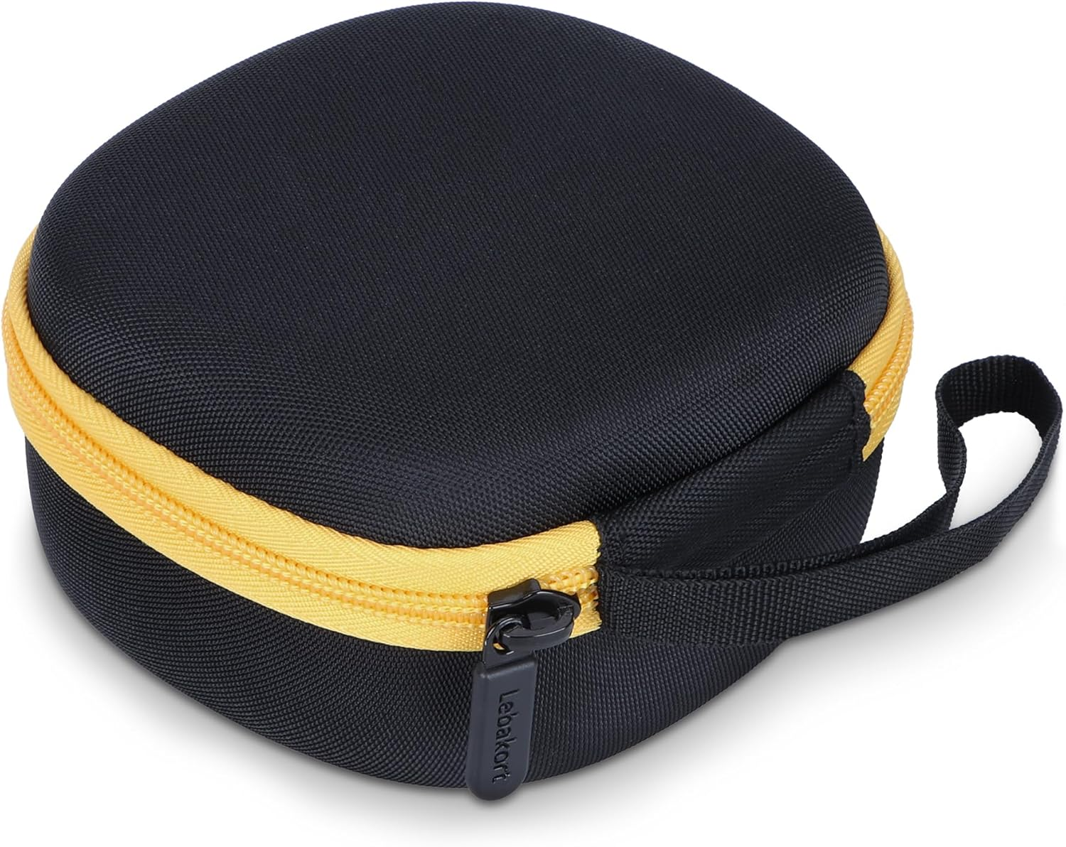 Lebakort Hard Case for Giiker Tic Tac Toe Bolt Portable 3-In-1 Puzzle Game Console, Black and Yellow Zip image number 1