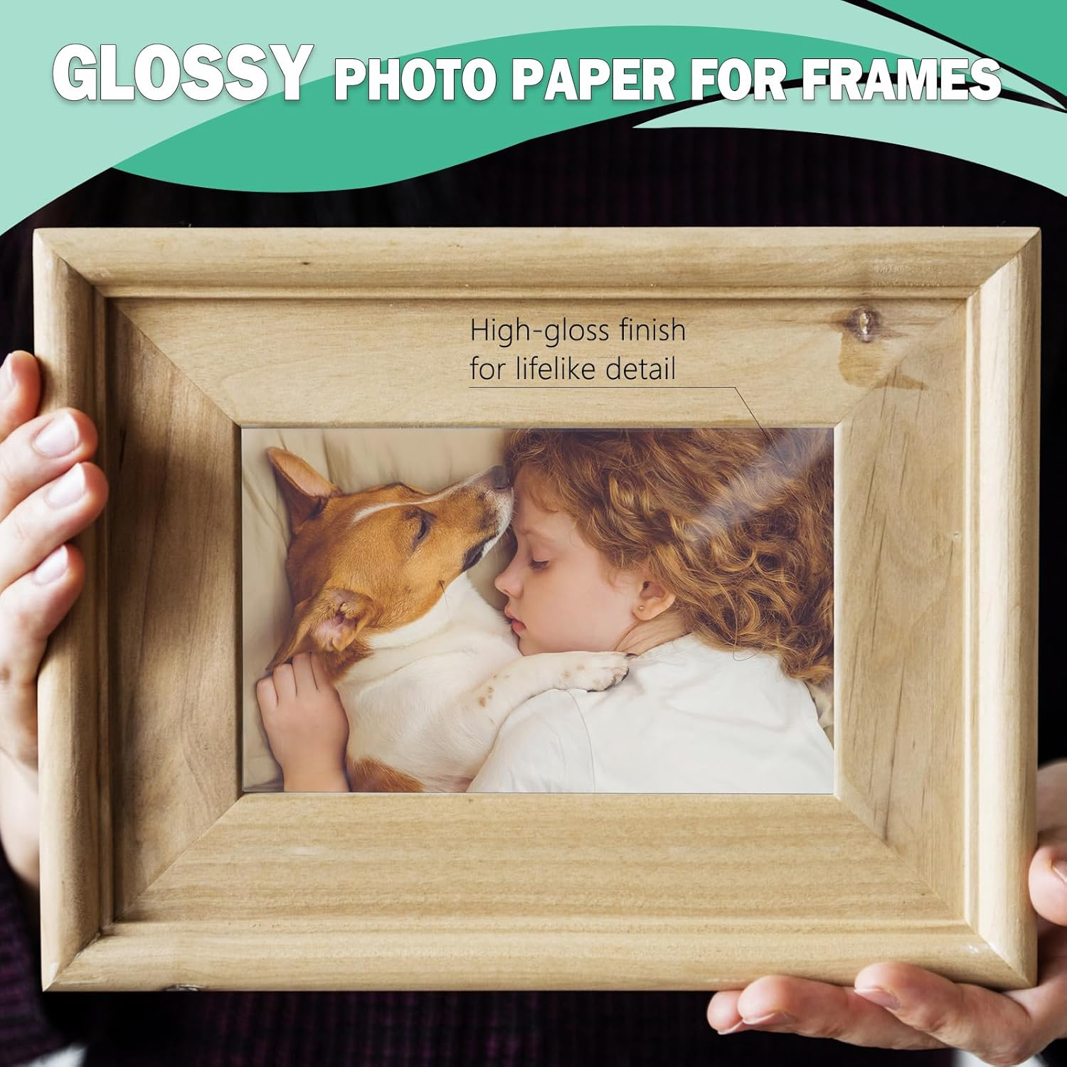 5X7 Photo Paper 100 Pack, 52Lb Glossy Photo Paper for Inkjet Printer, 200Gsm image number 2