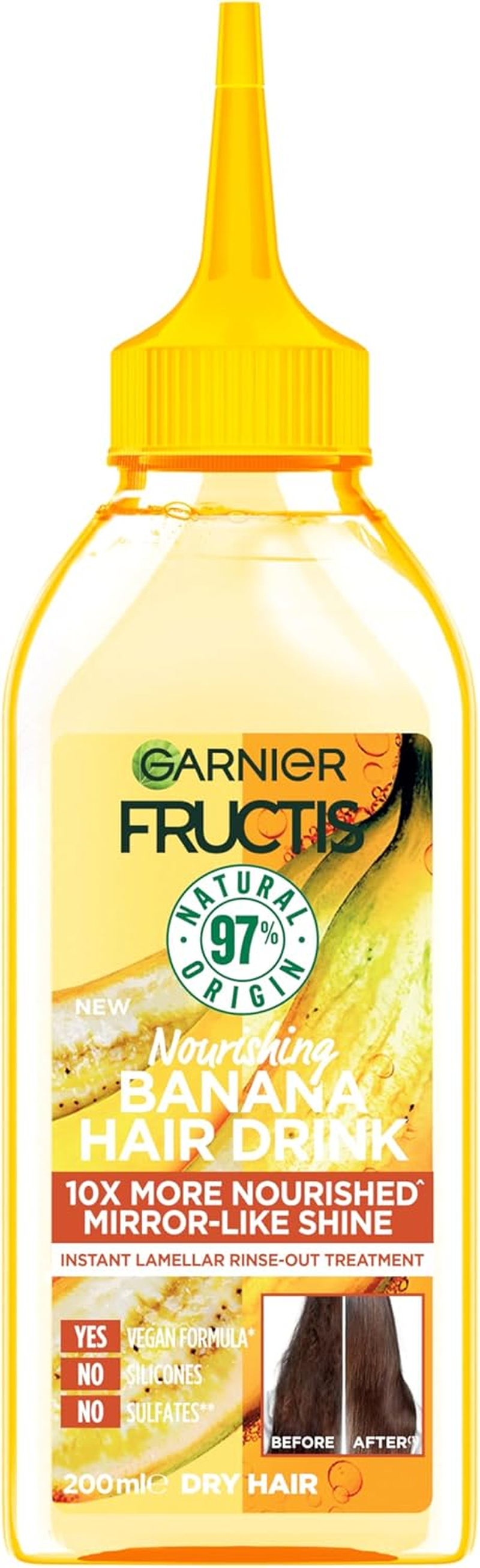 Garnier Fructis Hair Drink Banana 200Ml image number 5