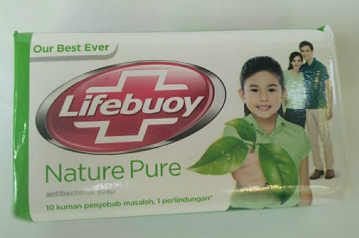 Lifebouy Nature Pure Antibacterial Bar Soap, 85 Gram image number 2
