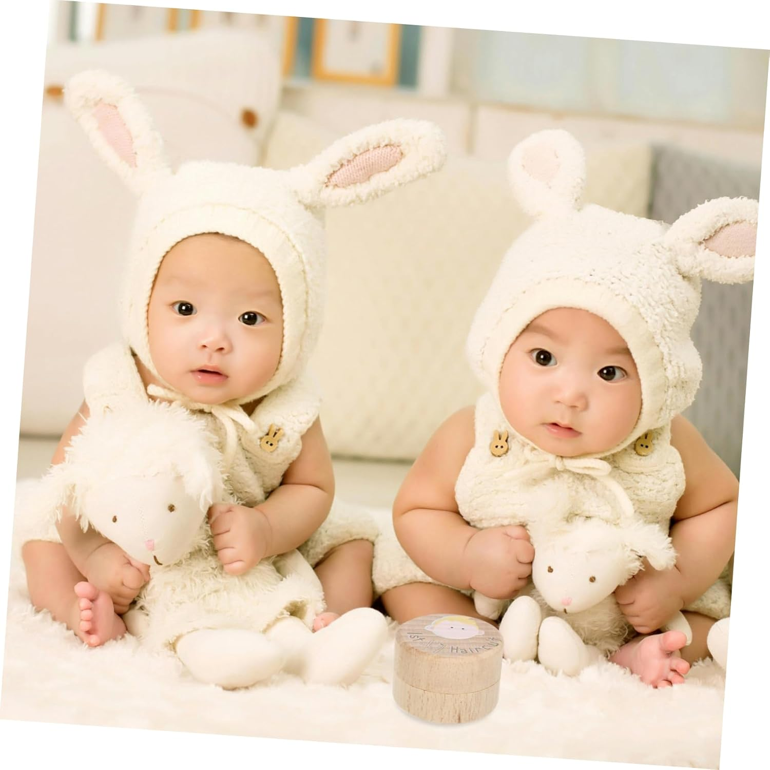 Haircut Box for Boys and Girls Boy Keepsake Box Wooden Hair Storage Design image number 3