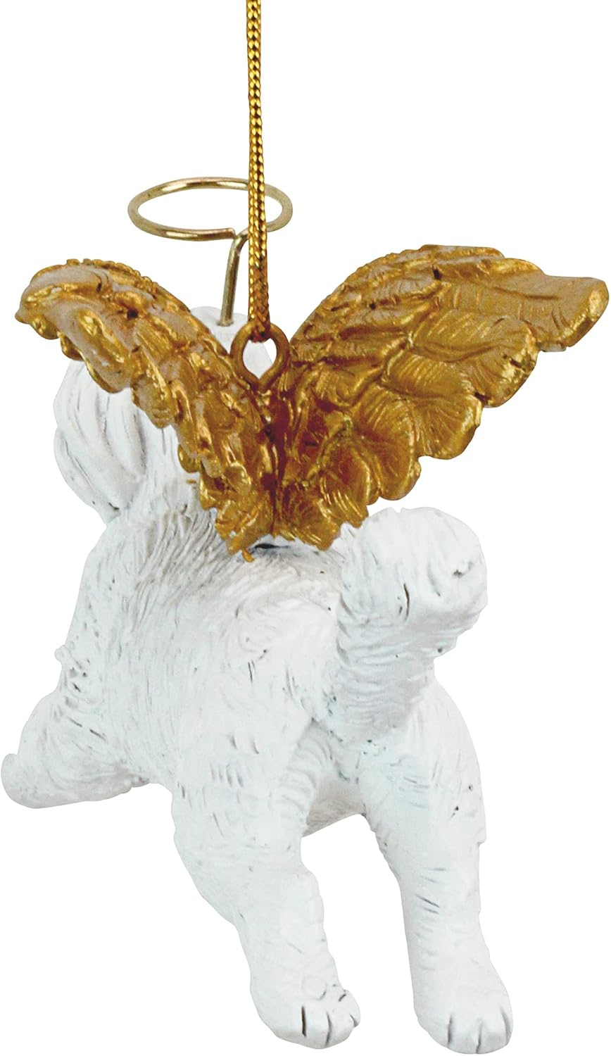 Angel Maltese Ornament image number 1