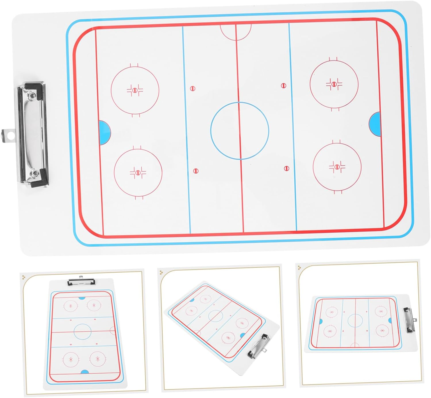 Yardwe Ice Hockey Board Reusable Match Hockey Clipboard Match Board Training Board Board for Game Planning Match Home Plate Softball Competition Board PVC image number 1