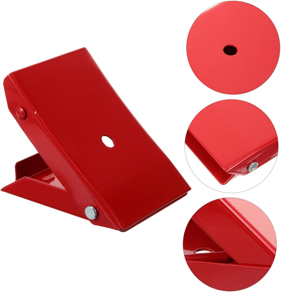 Iplusmile 2Pcs Slip Wheel Chocks Car Wheel Stoppers Heavy Duty Stabilizer Pad for Travel Trailers image number 5