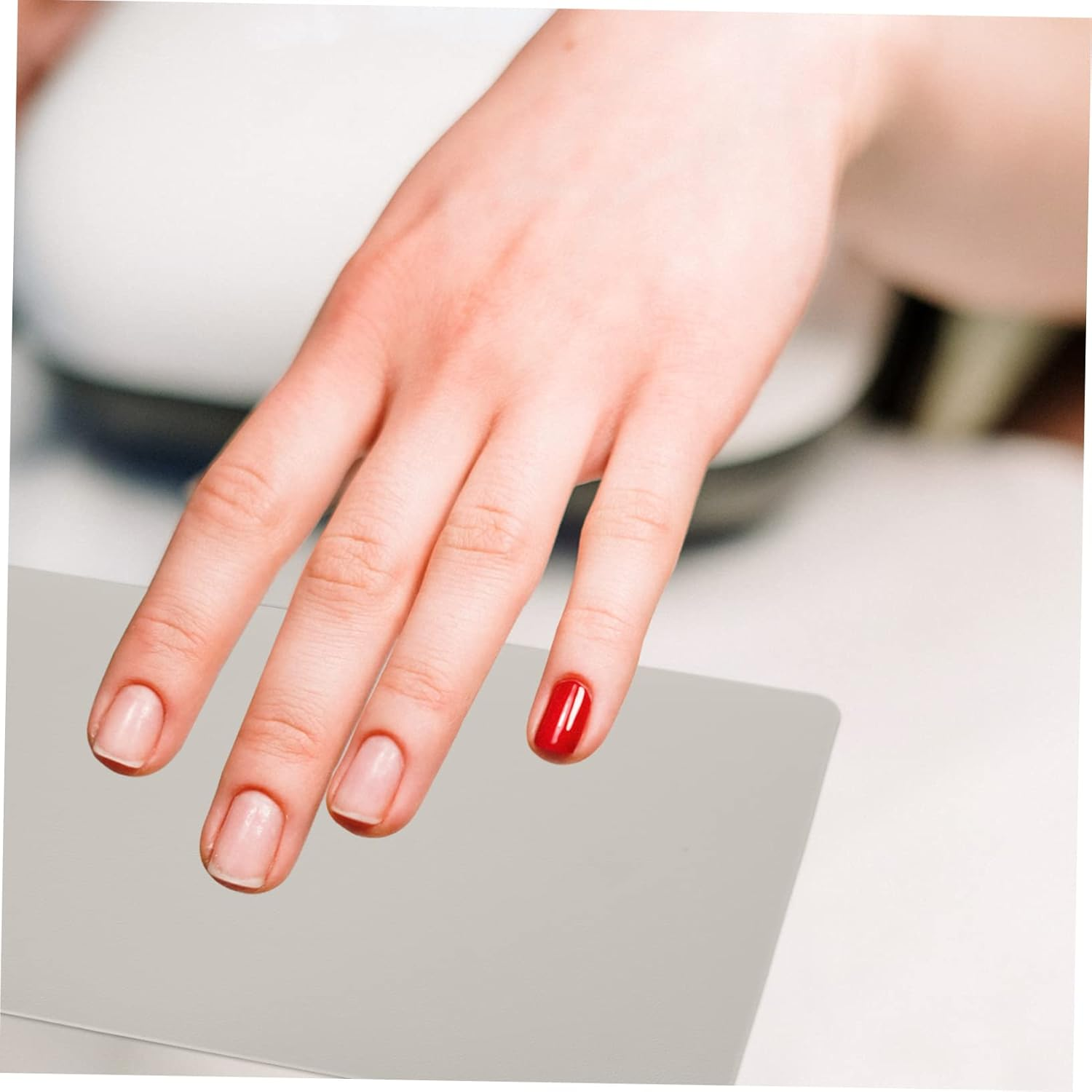 MOTHNUR Nail Art Hand Cushion Manicure Pad Tool Double Sided Leather Mat Nail Salon Table Mat