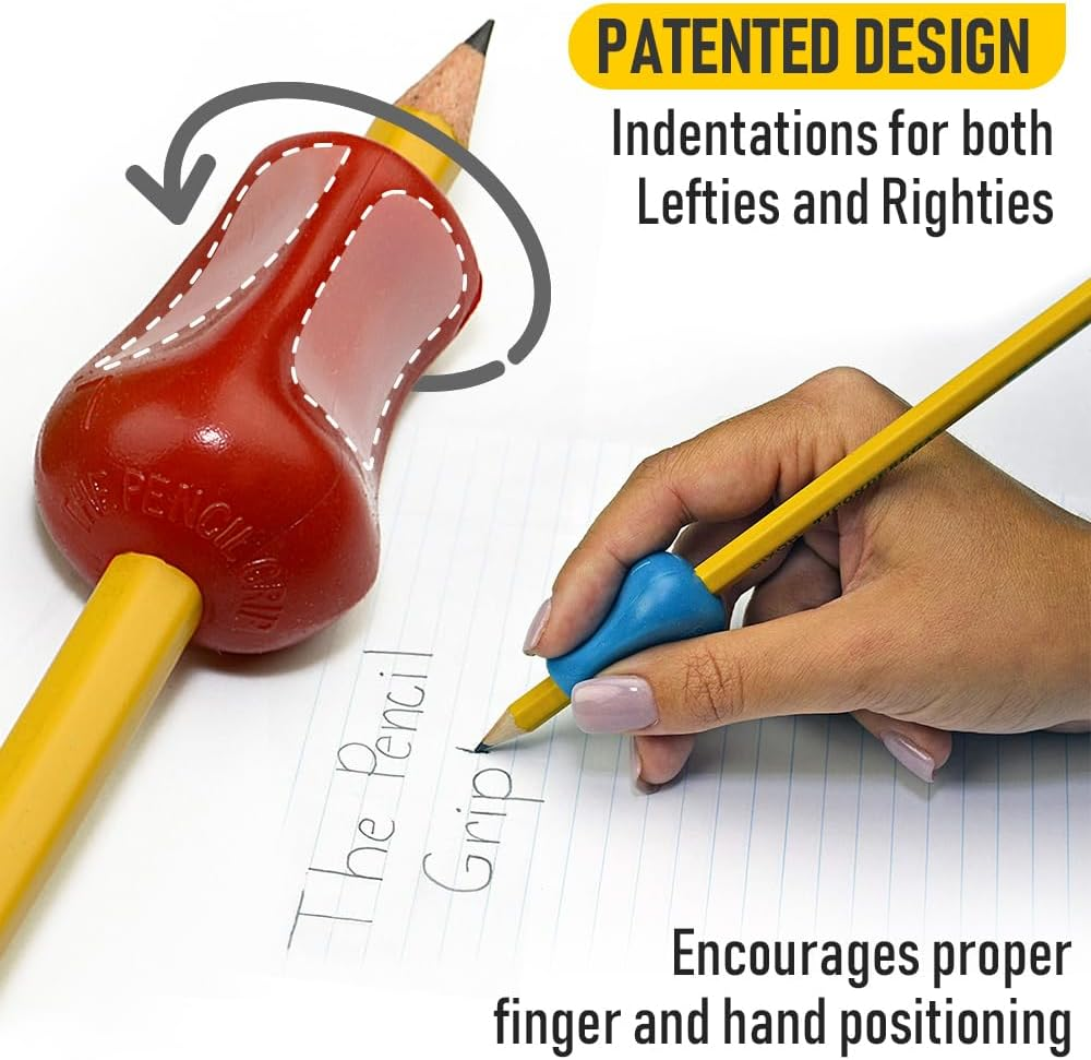 The Pencil Grip Original Universal Ergonomic Writing Aid for Righties and Lefties, 6 Count, Assorted Colors (TPG-11106) image number 5