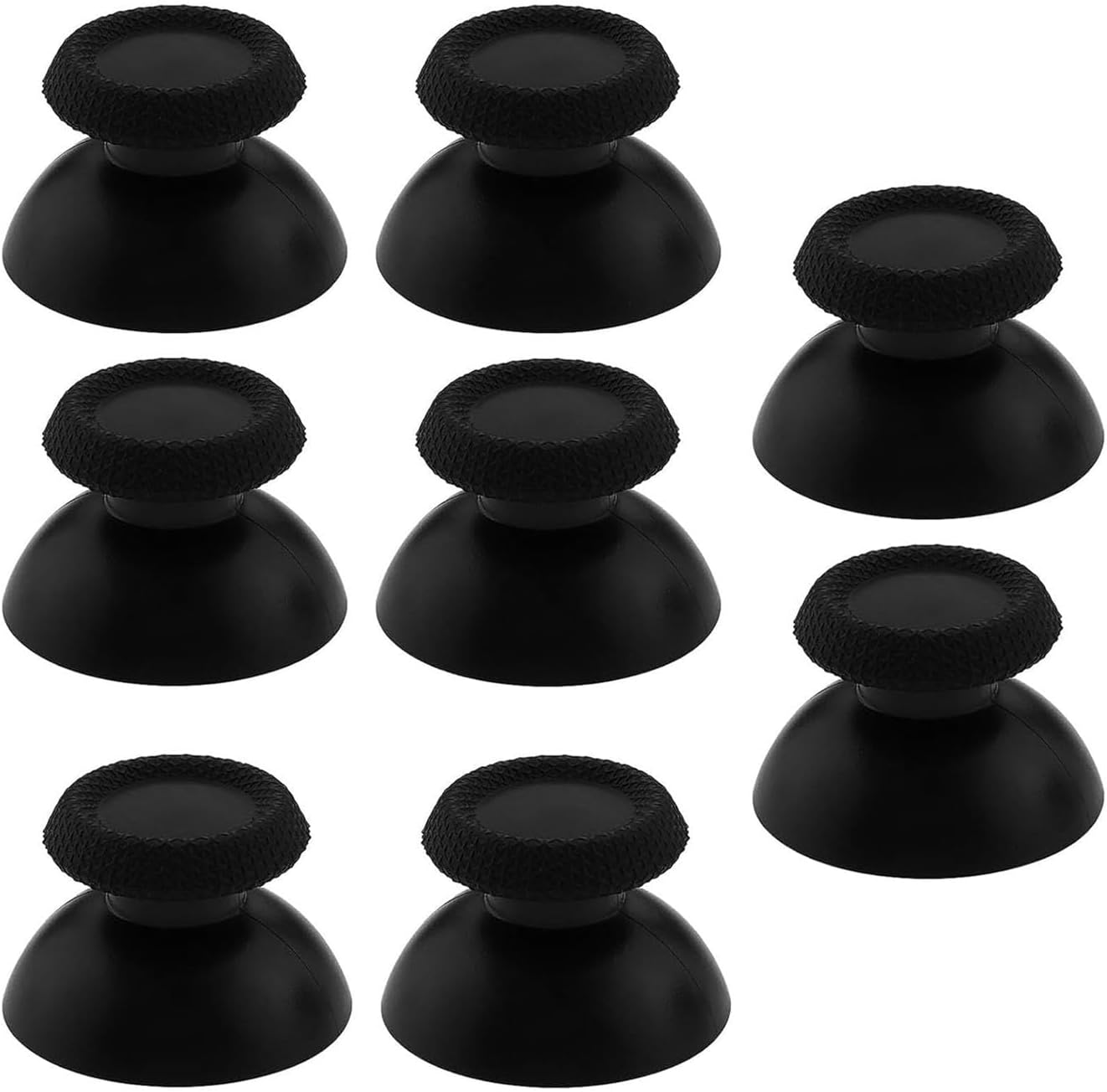 4 Pairs Controller Thumbsticks for PS5 Controller,Black Replacement Custom Analog Stick Joystick Compatible with PS5 (8Pcs) image number 4