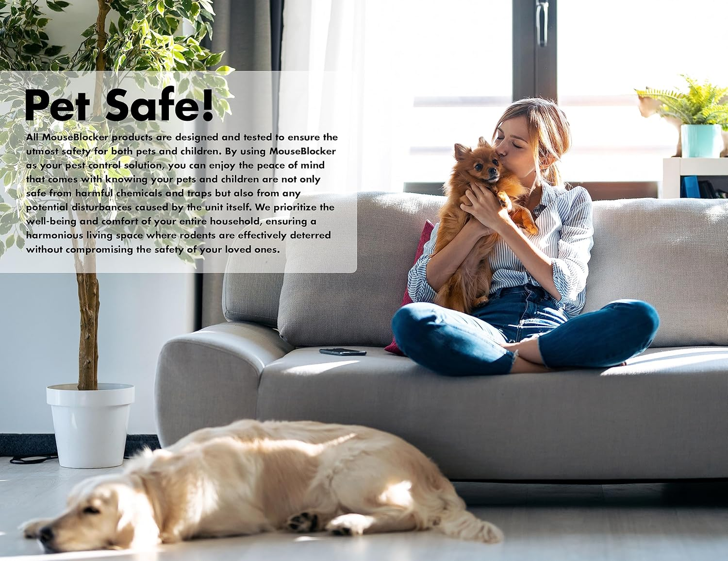 Mouse Blocker Prox 12Volt High Powered Ultrasonic Mouse and Rodent Deterrent with with an Eviction Mode and Dual Strobing Leds for Your Vehicle image number 1