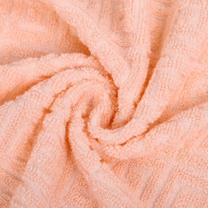 Large Bath Towel, Pink, 140 Cm X 70 Cm, Geometric Border Pattern image number 1