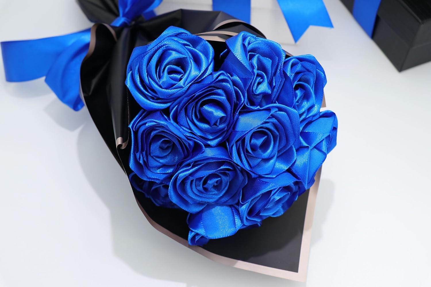 Royal Blue Ribbon 1-1/2 Inch Satin Ribbon Single Face Fabric Ribbon for Gift Wrapping, Roses Making, Bows, Flower Bouquet, Handmade Crafts, Birthday Wedding Party Decoration 30 Yards - Light Purple image number 4