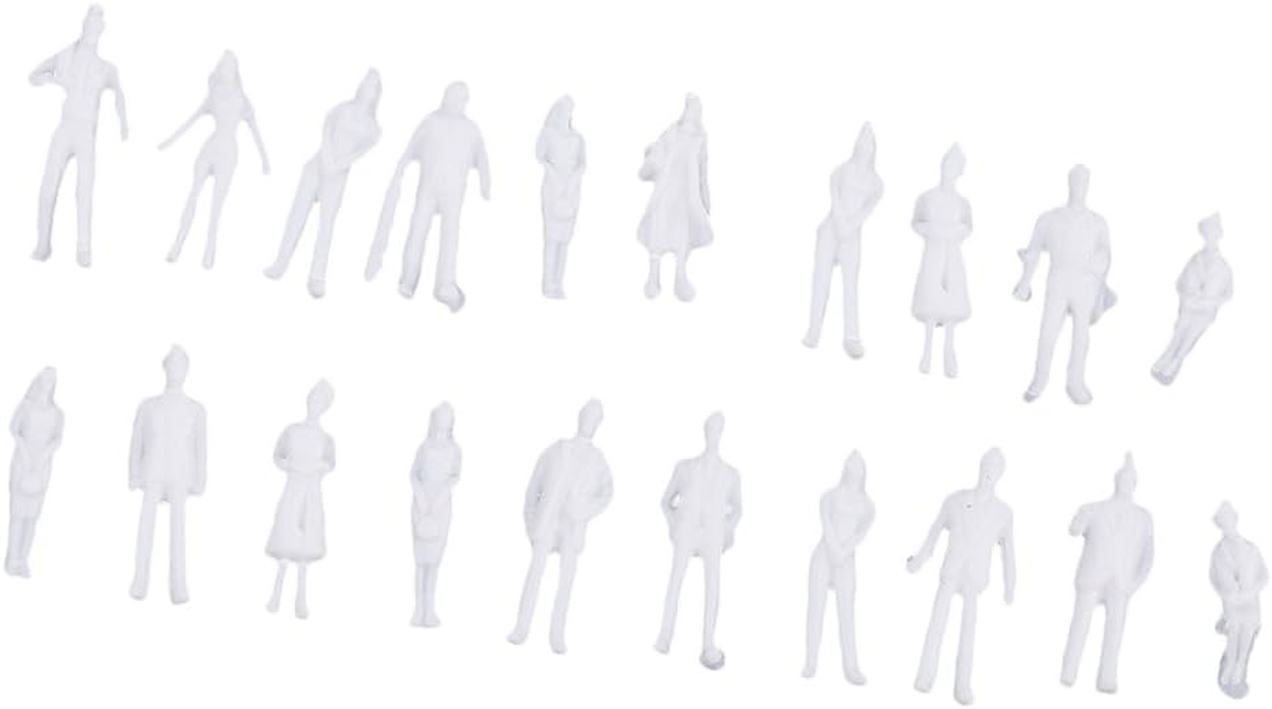 Simhoa Lots 20 1/100 Scale Unpainted Model People Architecture Figure Figurine image number 5