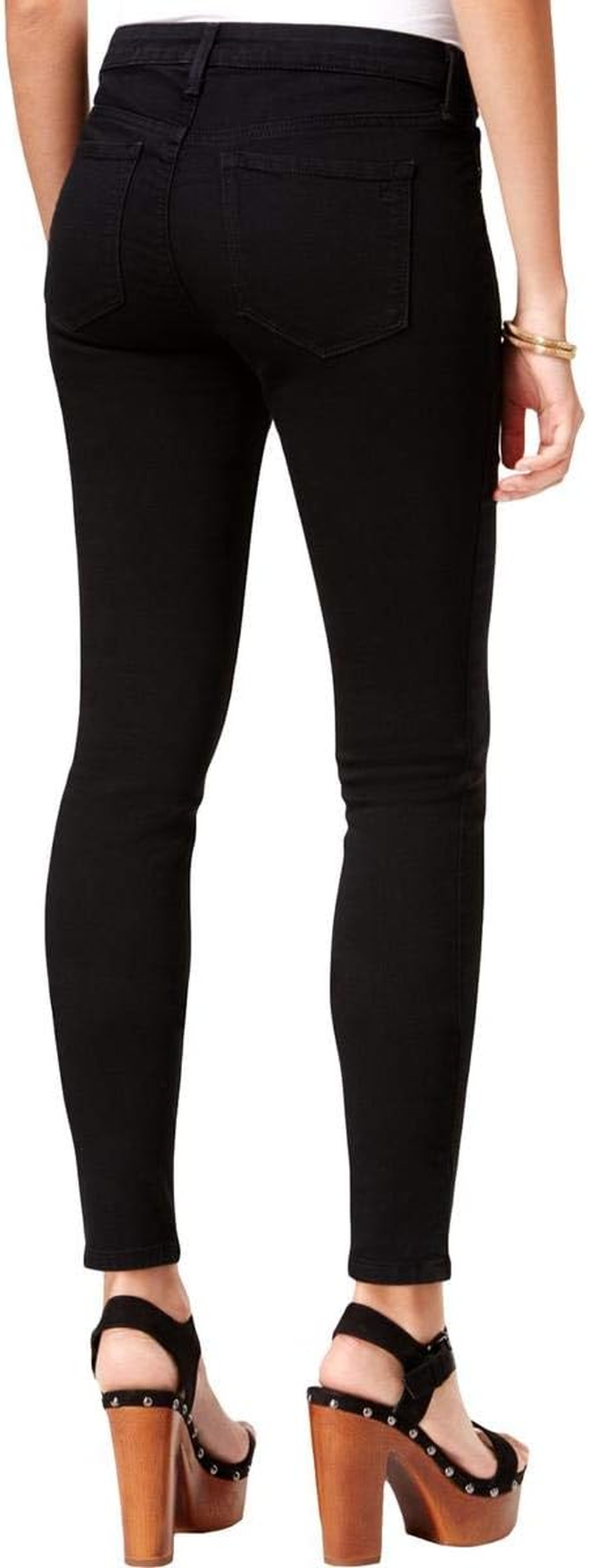 Jessica Simpson Women'S Kiss Me Super Skinny Pant, Olive Dye Black image number 1