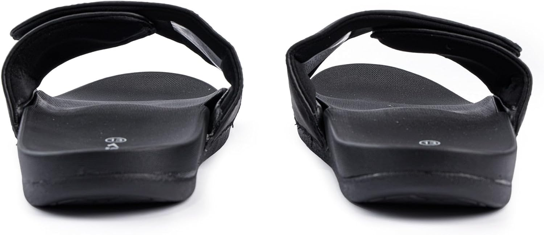 Sfida Laze Adjustable V Strap Slides Mens Black Outdoor Lightweight image number 3