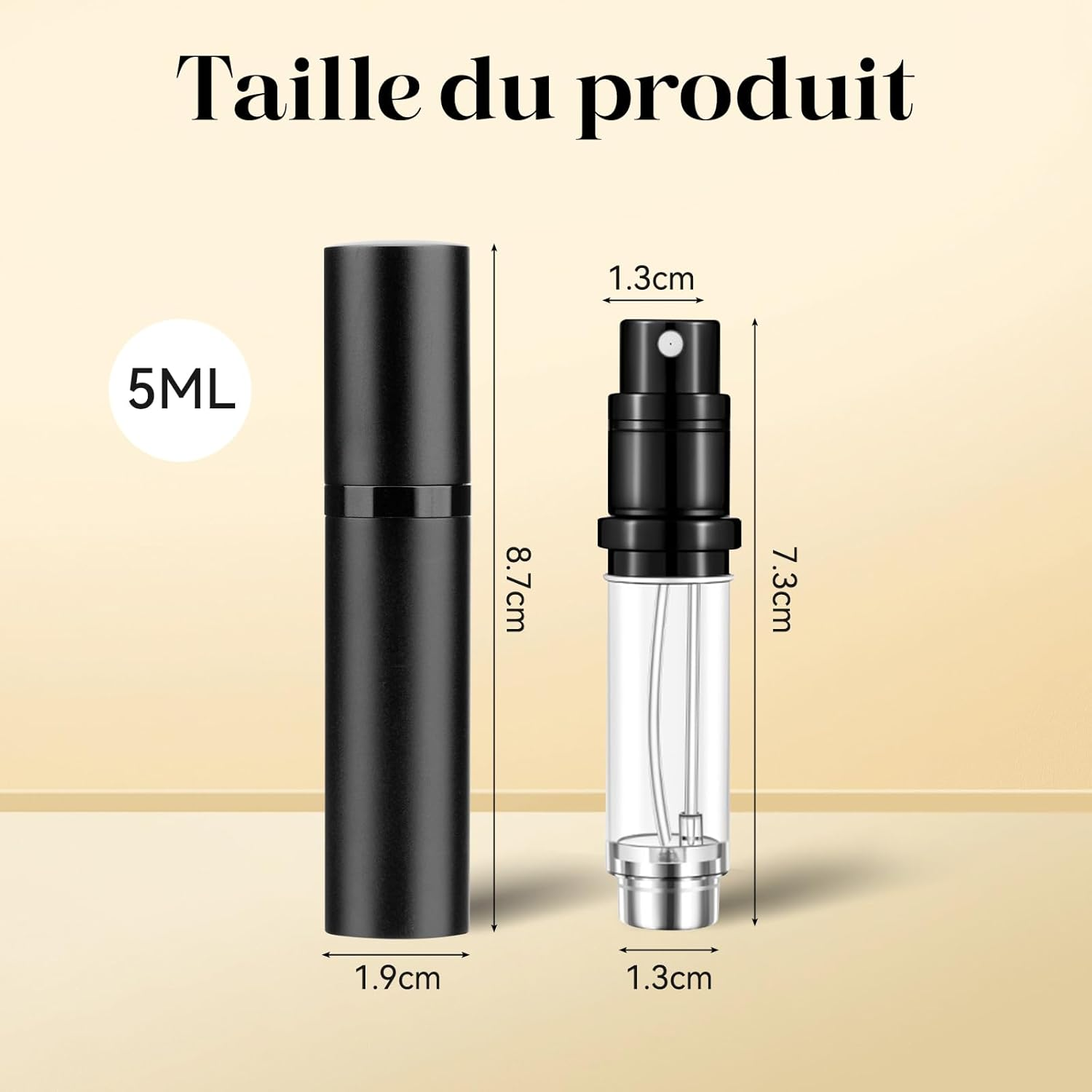 Leikedun Perfume Atomizer Refillable 5Ml Perfume Bottle Portable Perfume Bottle Bag Perfume Atomizer Empty Travel Perfume Atomizer for Travel Pack of 2 image number 4