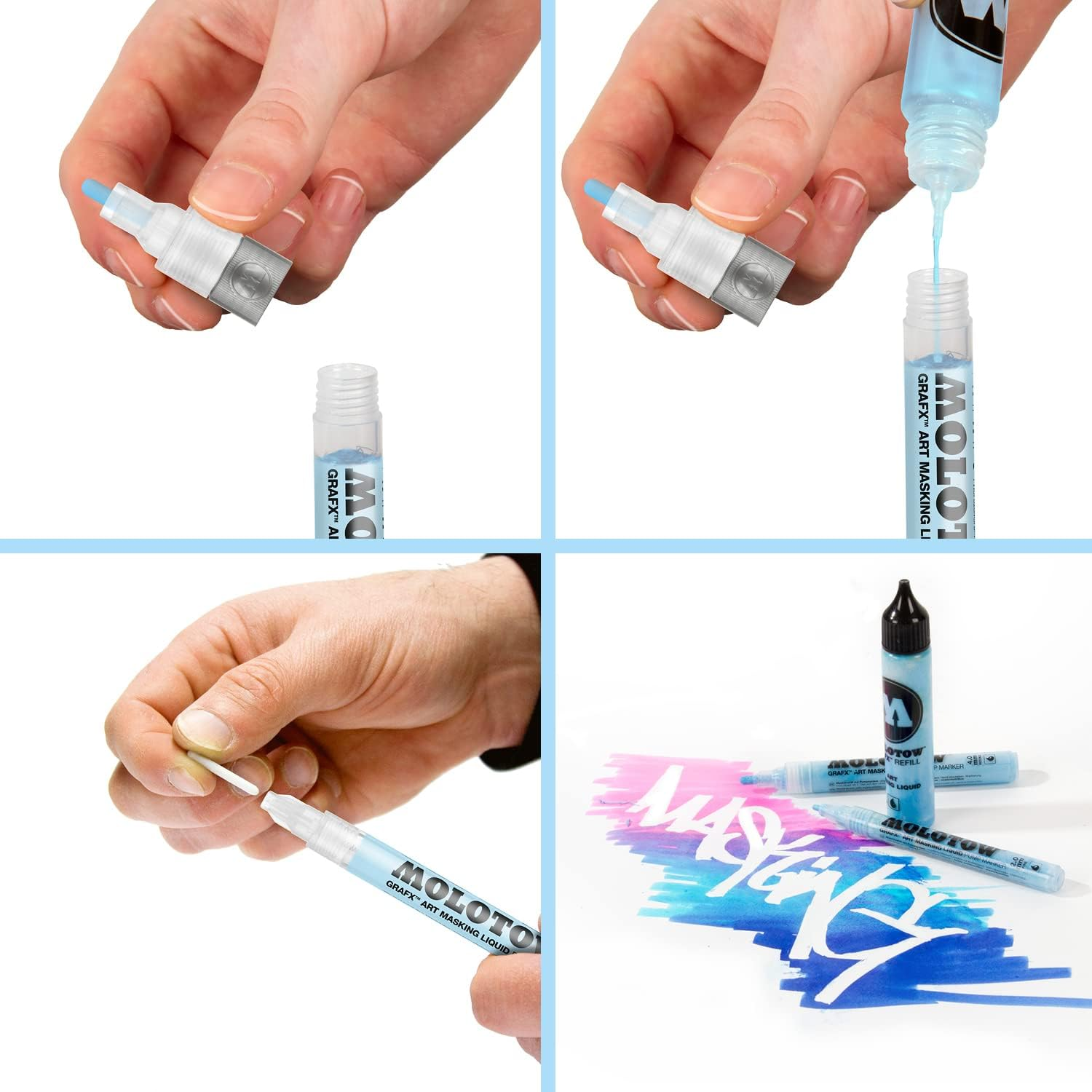 Molotow Masking Liquid Pump Marker (2 Mm) image number 1