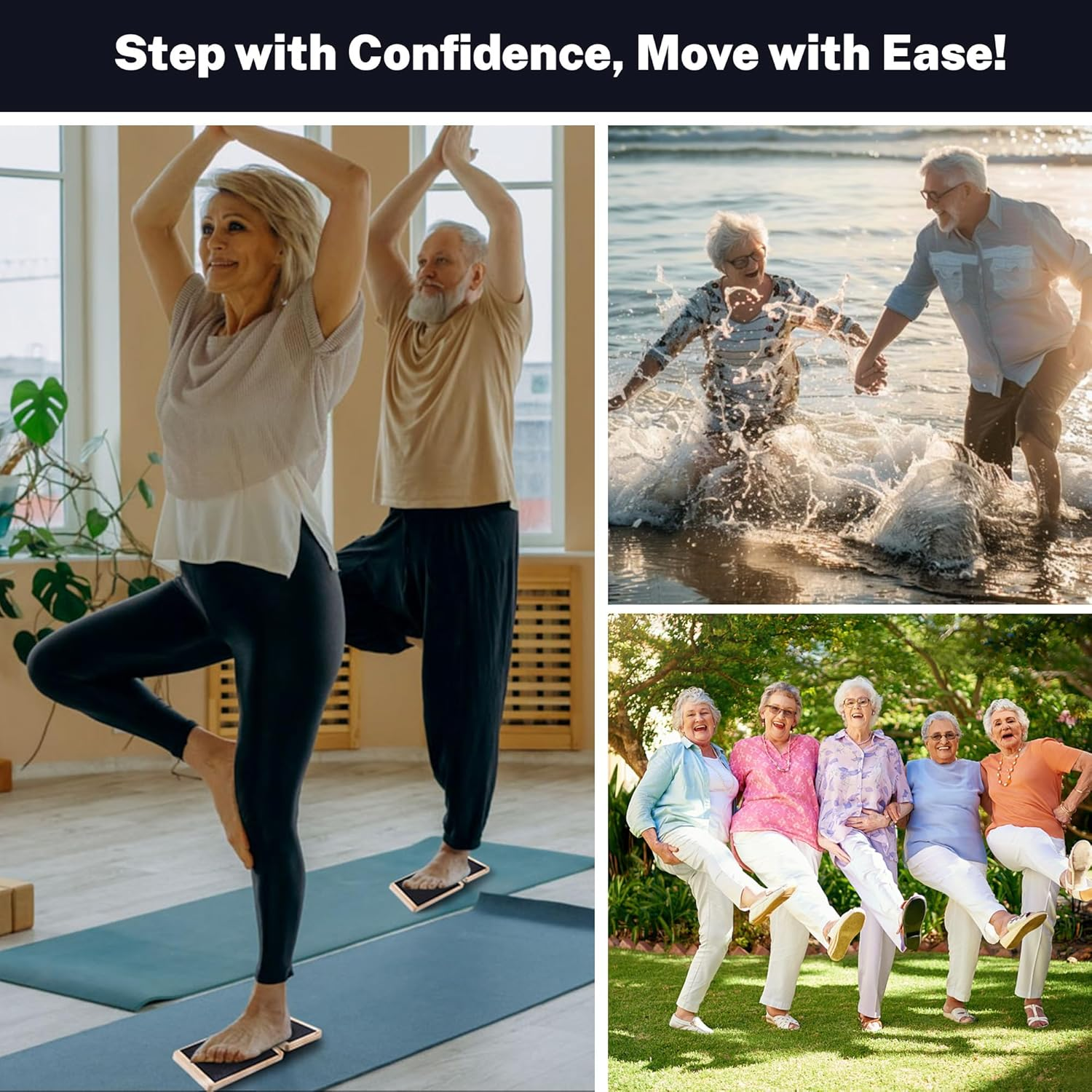 Adjustable Ankle Balance Board with 2 Sidekick Ankle Boards and 6 Balance Bars, Versatile Ankle Strengthener for Stability, Rehab & Pain Relief image number 5