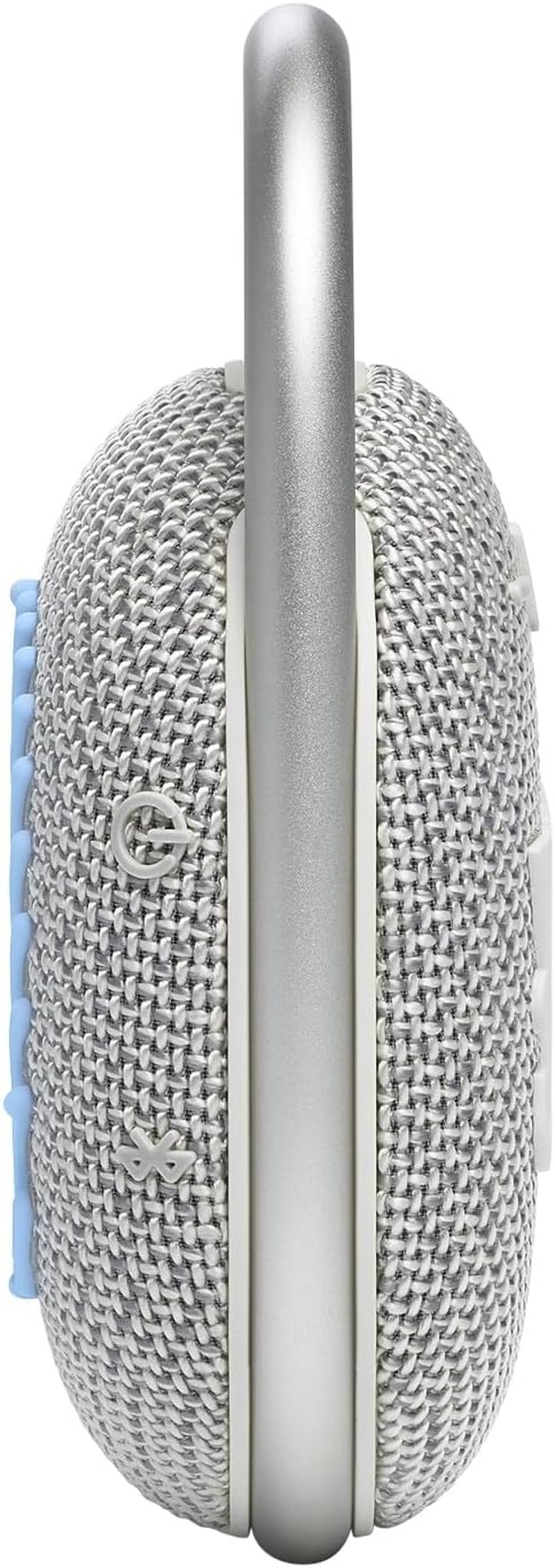 JBL Clip 4 Eco Bluetooth Speaker Made of Recycled Material in White - Waterproof, Portable Music Box with Practical Carabiner - up to 10 Hours of Wireless Music Streaming - Blue image number 6