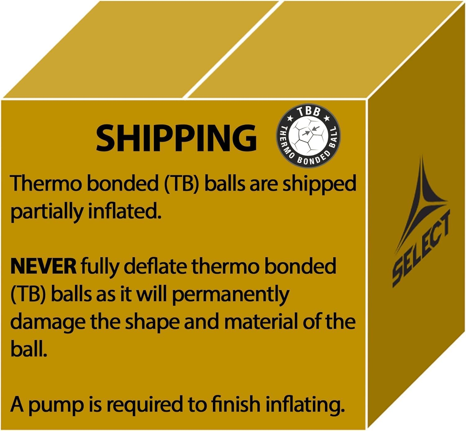 Select Brillant Super TB Soccer Ball - White/Blue V25 image number 7