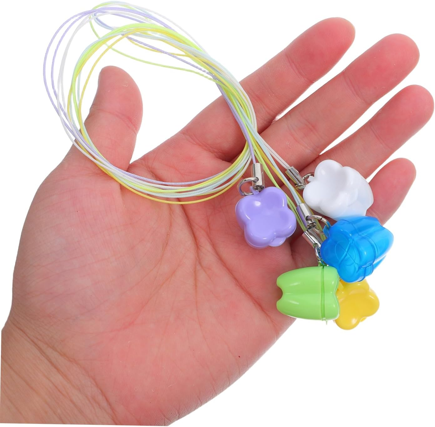 5Pcs Tooth Storage Organizer: Cute Plastic Saver Tooth Necklace Collection Box for Kids Classroom Party Supplies Accessories image number 1