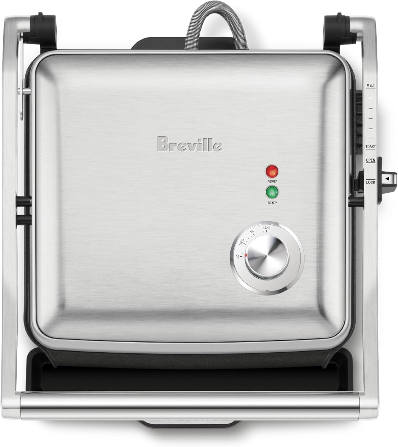 Breville the Adjustagrill & Sear, Brushed Stainless Steel, LGR350BSS image number 5