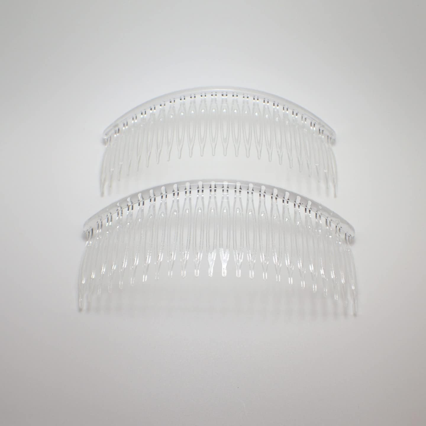 Topkids Accessories 12Cm / 4.7" Multipack Large Plastic Hair Comb Slides for Women and Girls, Styling Tools, Accessories (Clear)