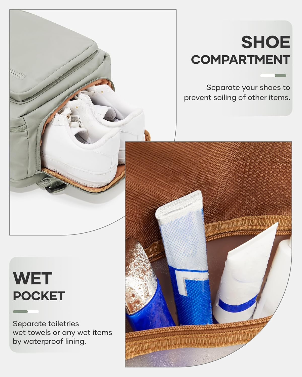 Coofay Vacuum Backpack Travel with Pump image number 1